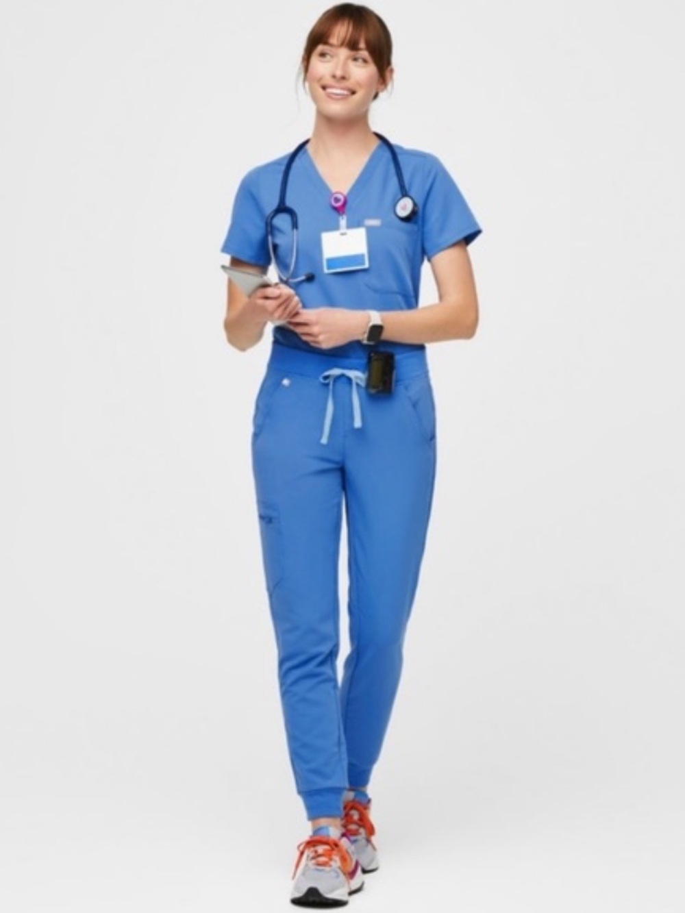 Figs Capri Blue set